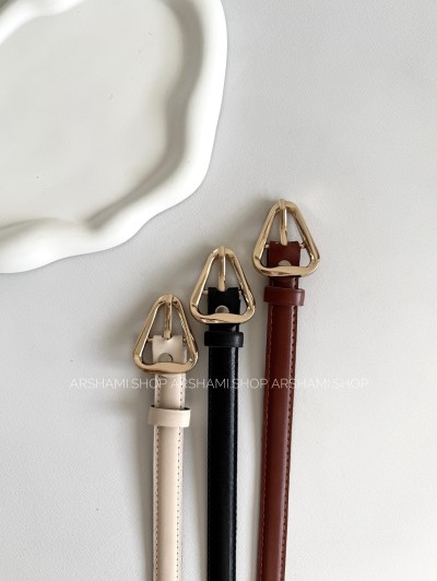 کمربند چرمی زنانه بهانه