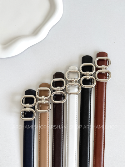 کمربند چرمی زنانه برکه