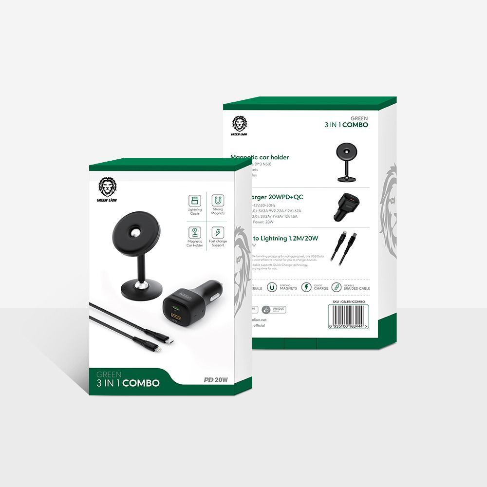 شارژر 3 در 1 گرین Green 3IN1 Combo