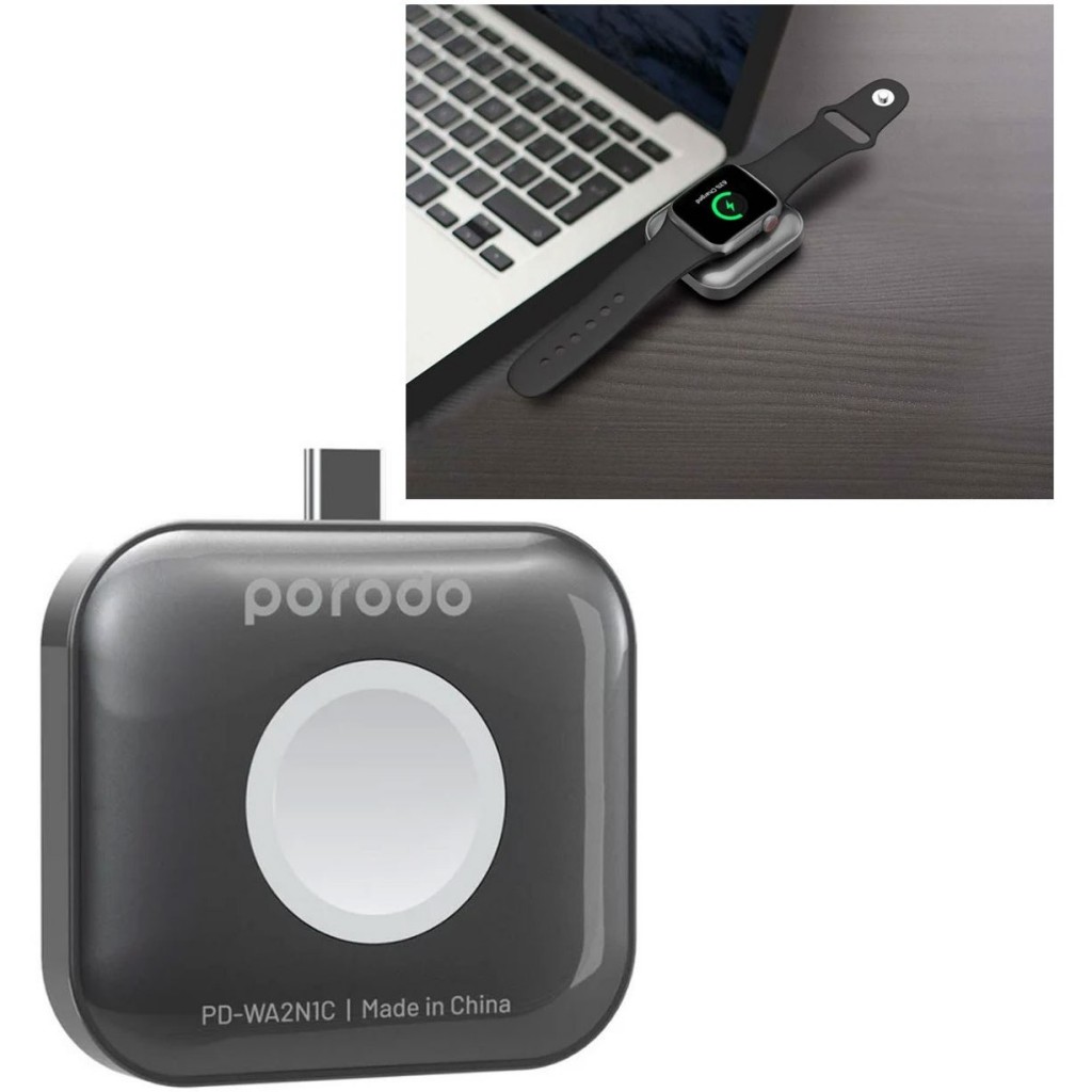 شارژر اپل واچ و ایرپاد پرودو Porodo 2in1 Apple Watch and Airpod Charger PD-WA2N1C