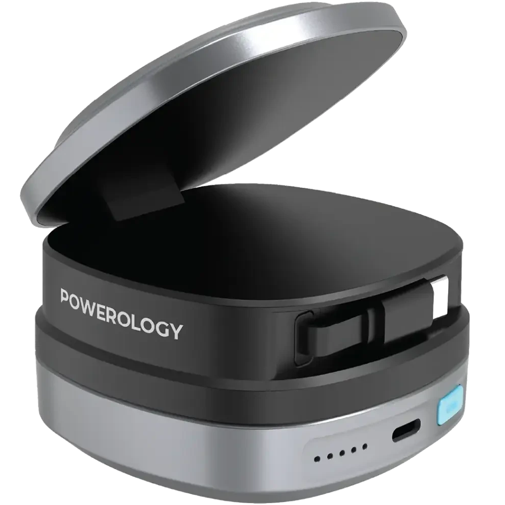 پاور بانک وایرلس 10000 چند منظوره پاورولوژی Powerology Lyons Power Bank PPBFT04BK