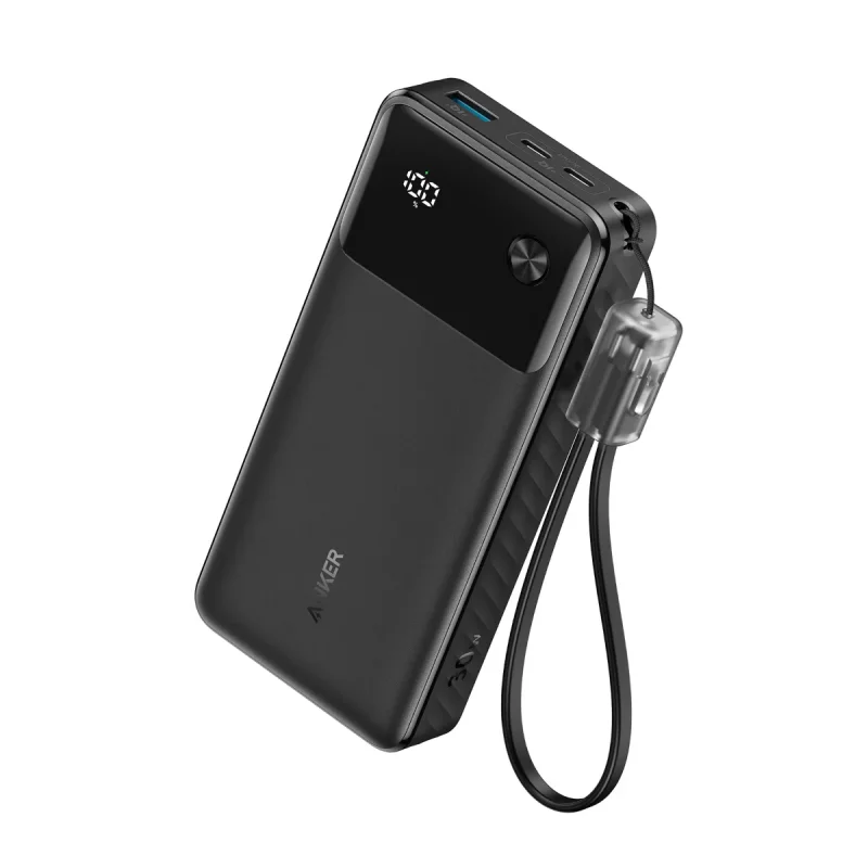 پاوربانک 20000 میلی آمپر انکر Anker 30W Smart Display Nano Power Bank مدل A1384
