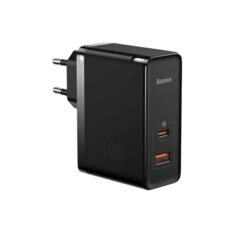 شارژر دیواری بیسوس 100 وات با کابل Baseus GaN5 Pro 100W CCGP090201