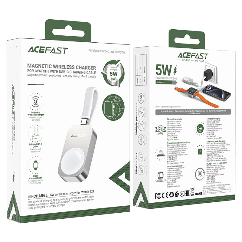 شارژر اپل واچ ایس فست ACEFAST E21