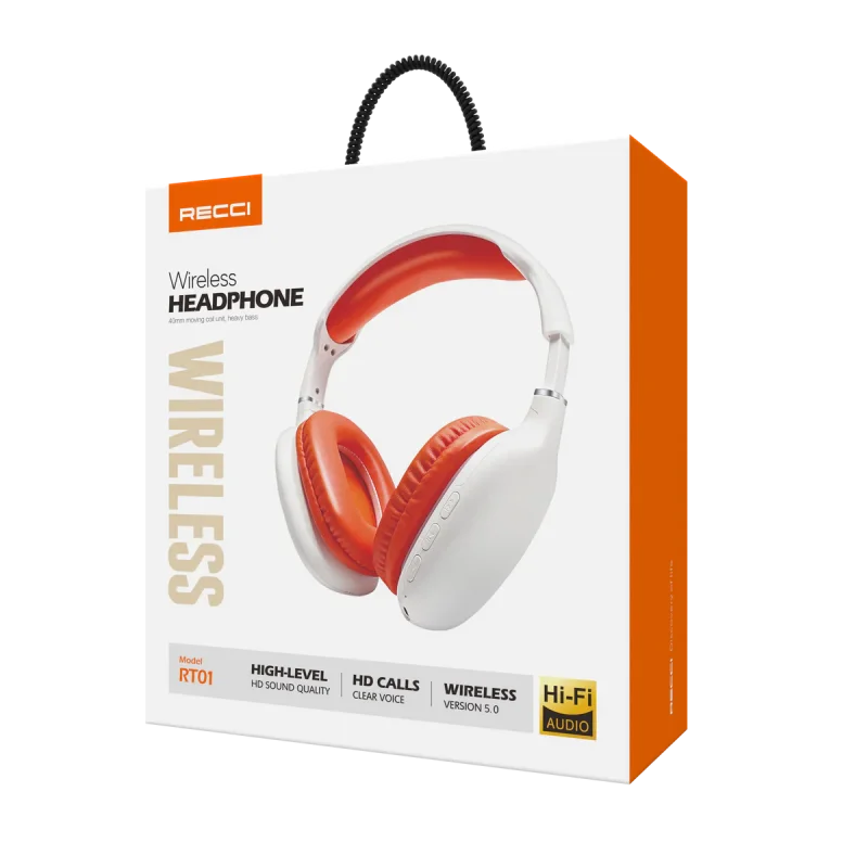 هدفون بلوتوثی و بی سیم گیمینگ RT01 رسی (Recci Wireless Gaming Headphone RT01)