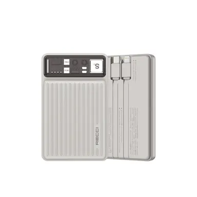 پاوربانک رسی مدل RPB-P40 ظرفیت 10000 میلی آمپر ساعت (Recci RPB-P40 ASTRO BOY Dual Cable Fast Charging Power Bank 10000Mah)