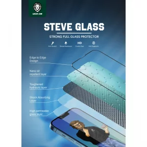 محافظ صفحه نمایش گرین لاین مدل Steve مناسب برای گوشی موبایل اپل iPhone 13 / 13 Pro