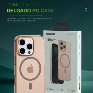 قاب‌ (گارد) مگ سیف دلگادو آیفون سری ۱۶ گرین Green Magsafe Delgado Case 16 Series