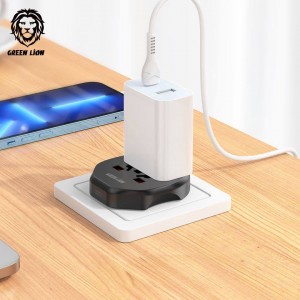 تبدیل برق سه به دو گرین لاین Green Lion Universal Conversion EU Plug 2