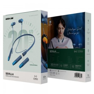 هندزفری (هدست) بیسیم (بلوتوثی) گردنی سویلا گرین Green Sevilla Wireless Neckband