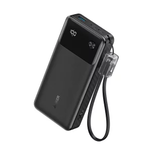 پاوربانک 20000 میلی آمپر انکر Anker 30W Smart Display Nano Power Bank مدل A1384