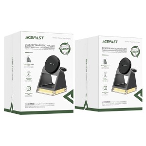 استند و شارژر وایرلس چند کاره مگ سیف ایس فست ACEFAST E17 با قابلیت شارژ اپل واچ