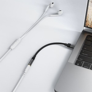 کابل تبدیل Type C به پورت AUX ایس فست ACEFAST J12 طول 15 سانتی متر