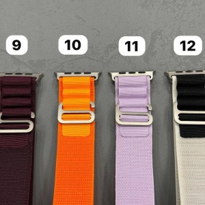 بند مدل Alpine Loop مناسب برای اپل واچ سری 1/2/3/4/5/6/7/8/SE/ULTRA سایز 42/44/45/49 میلی متری
