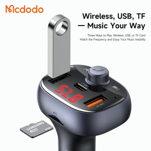 شارژر فندکی 72 وات و پخش کننده بلوتوث مک دودو Mcddodo Car Charger And FM Transmitter CC-5950