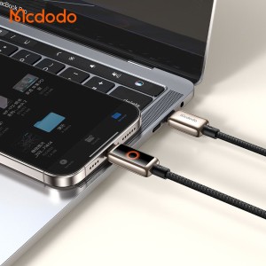 کابل شارژ دوسر تایپ سی 100 وات مک دودو Mcdodo CA-668 100W USB-C to USB-C Auto Power Off Cable