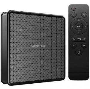 اندروید باکس گرین لاین Green Lion Android TV Box 4K with Remote Control GNANDTVBOXBK