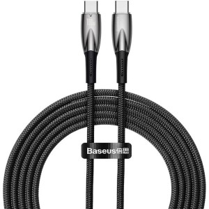 کابل تبدیل usb-c بیسوس مدل Glimmer CADH000701 طول 1 متر
