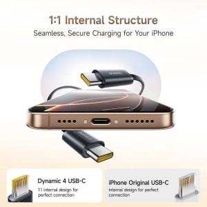 کابل تبدیل USB-C بیسوس مدل Dynamic 4 Pro 100W طول 1 متر