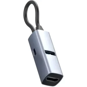 هاب تایپ سی پاورولوژی Powerology Aluminum Mini USB-C Hub PWJT424BK