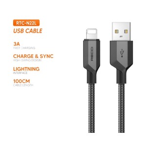 کابل تبدیل USB به لایتنینگ رسی مدل RTC-N22L