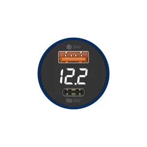 شارژر فندکی 50 وات RCC-N20 رسی (Recci RCC-N20 Journey Car Fast Charger)