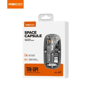 ماوس بی سیم RCS-M01 رسی (Recci RCS-M01 Space Capsule Wireless Mouse)
