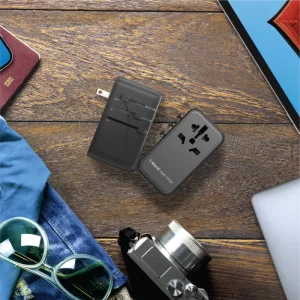 شارژر مسافرتی جهانی 4 پروت صد واتی 1-World | Universal 4 Ports Travel Charger (GaN 100W) مومکس (momax)