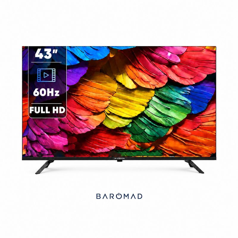 تلویزیون 43 اینچ ال ای دی هوشمند ایکس ویژن مدل 43XC600