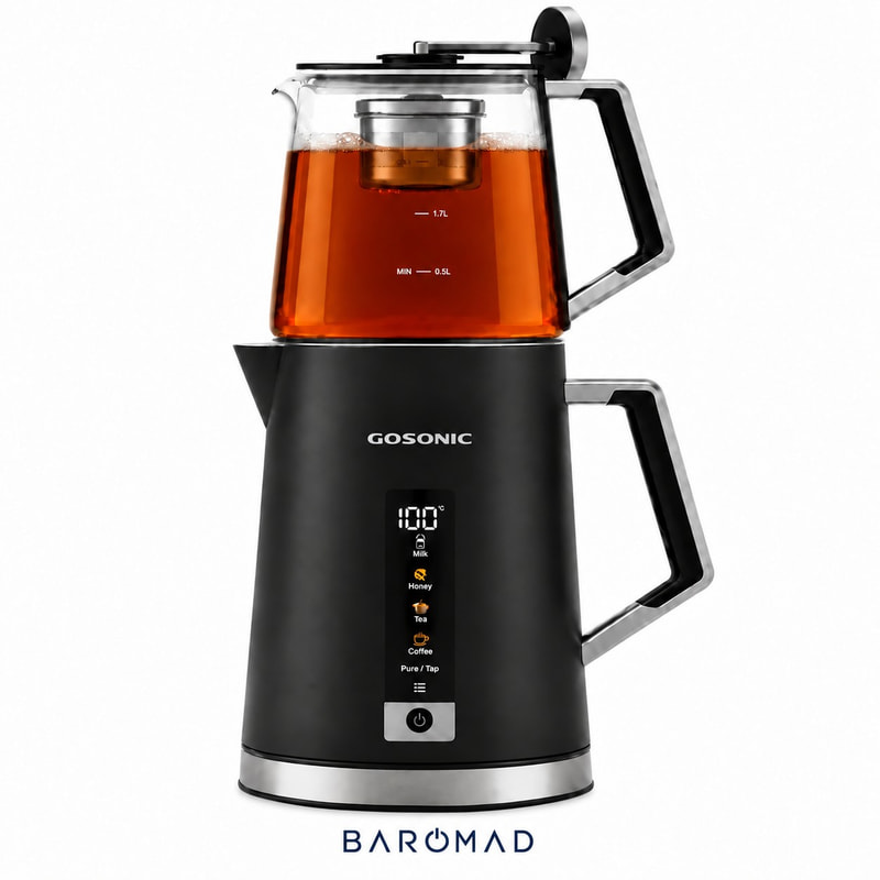 چای‌ساز روی هم گوسونیک مدل GST-784