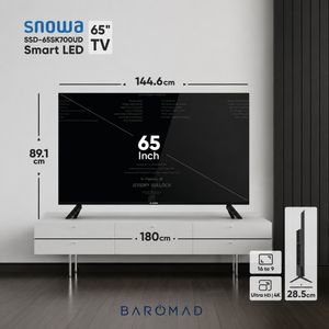 تلویزیون 65 اینچ ال ای دی هوشمند اسنوا مدل 65SK700UD