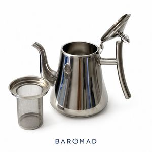 قوری استیل بیزانس مدل عربی