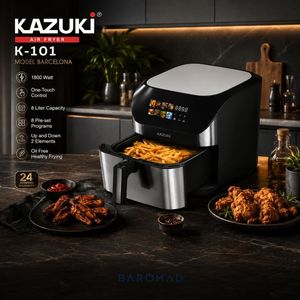 سرخ کن 8 لیتری بدون روغن  کازوکی مدل K-101
