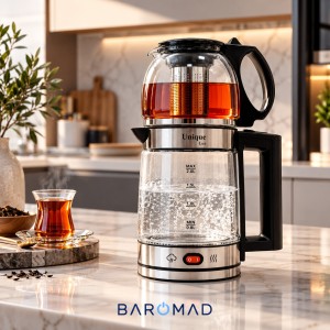 چای‌ساز شیشه‌ای یونیک مدل UL-124S 