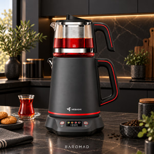 چای‌ساز روی‌هم مباشی مدل ME-TM302GR