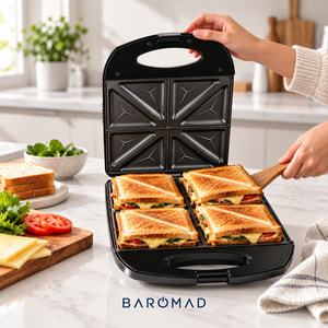ساندویچ‌ساز یونیک مکس مدل UM-010 چهارخانه