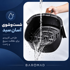 سرخ‌کن بدون روغن سیلور کراست مدل SC-1080 ظرفیت ۱۰ لیتر