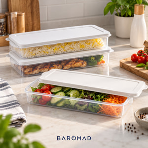	ظرف نگهدارنده فریزری لیمون مدل FL-3 بسته ۳ عددی