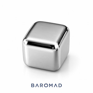 	یخ استیل مکعبی قابل استفاده مجدد مدل Stainless Steel Ice Cube