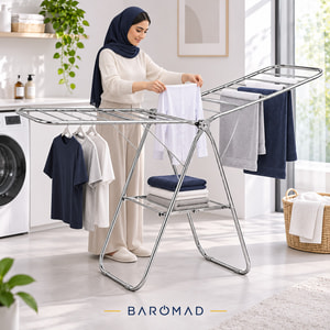 	بند رخت نقره‌ای یونیک	 (Unique)