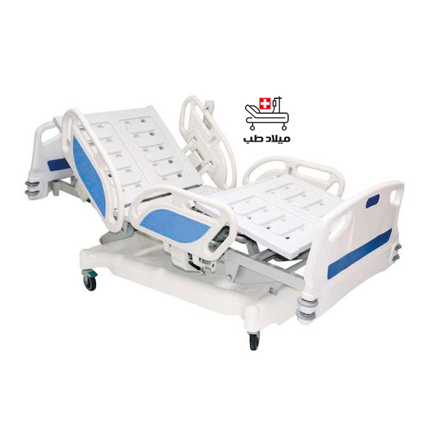 تخت ICU/CCU سه شکن تریم دار مدل AG1002