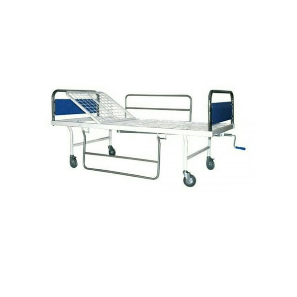 تخت بیمارستانی یک شکن کفی فلزی کد m026