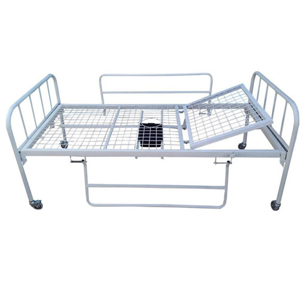 تخت بیمارستانی و خانگی یک شکن لگن دار کد m025