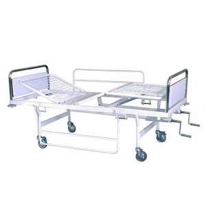 تخت بیمارستانی سه شکن مکانیکی توری کد AB8