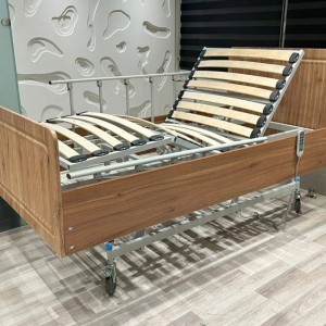 تخت بیمارستانی صندلی شو چوبی