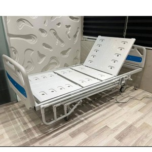 تخت بیمارستانی سه شکن برقی با حفاظ فولدینگ