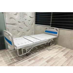 تخت بیمارستانی سه شکن برقی با حفاظ فولدینگ