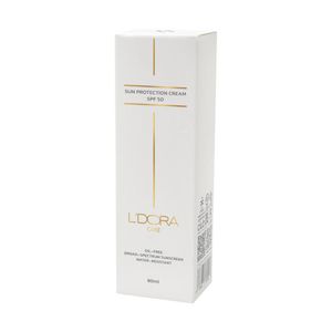 کرم ضدآفتاب SPF50 بی رنگ مناسب انواع پوست لدورا کر ۸۰ میلی لیتر