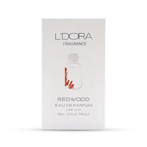 ادوپرفیوم مردانه مدل REDWOOD لدورا فرگرنس 100 میلی‌لیتر