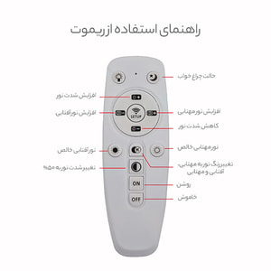 لوستر ام کی لایتینگ مدل سقفی رینگو